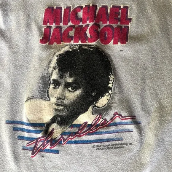 RARE Vintage 1984 Thriller Michael Jackson Tank - Picture 6 of 7